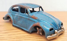RARE DISCOVERY Vintage Tin VW Beetle "VORKS WAGEN" Misspell - Unrecorded 5"x2"