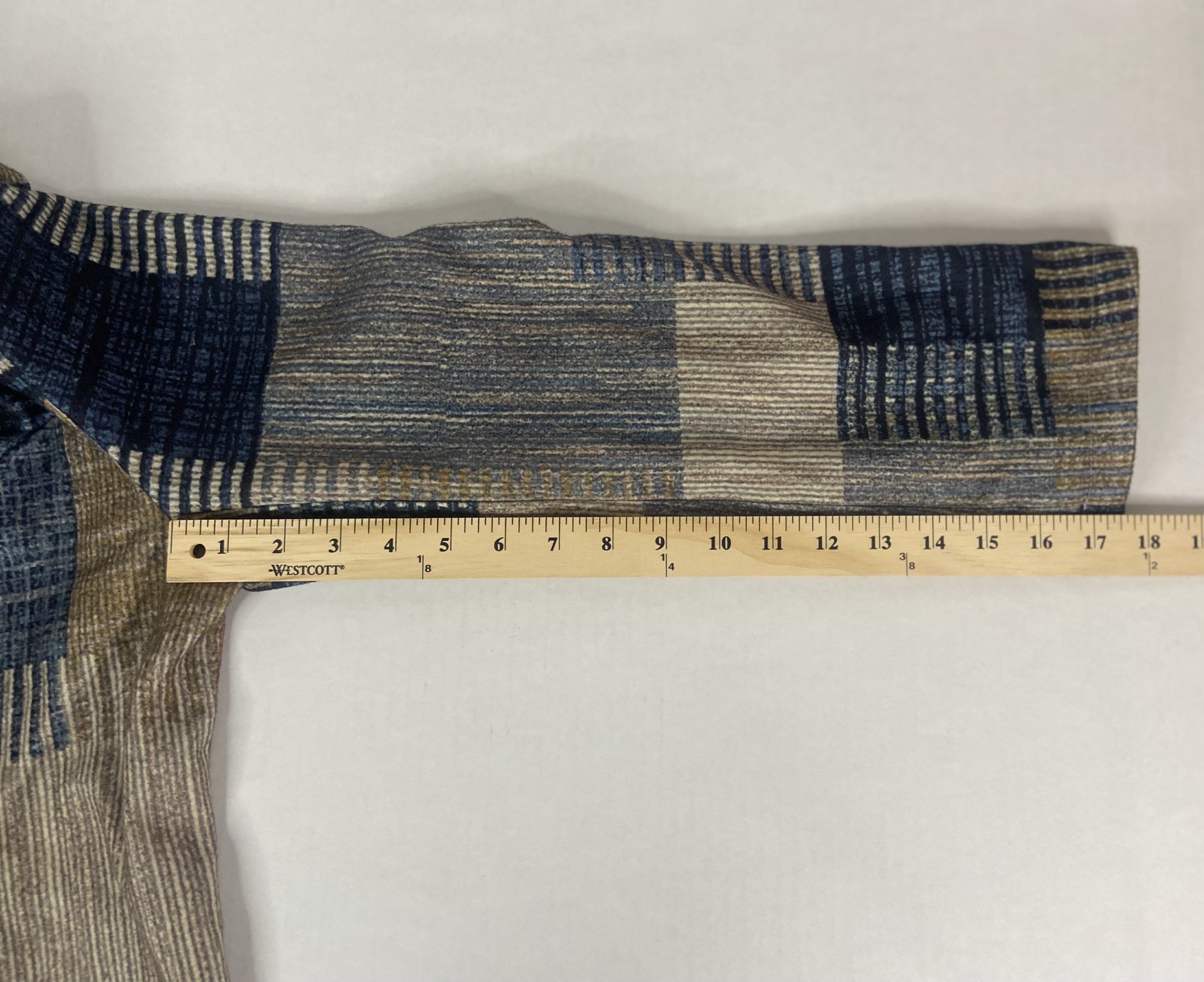 multi-colored patchwork blazer size XL - image 9