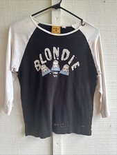 BLONDIE Debbie Harry Ladies 3/4 Sleeve T Shirt S/M Og Rockware Anthill Trade