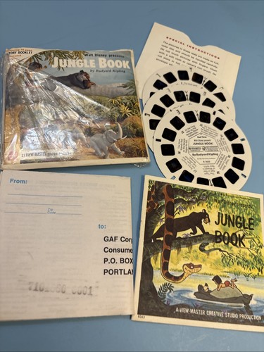 JUNGLE BOOK VIEWMASTER REELS PACKET used B363