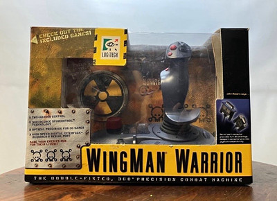 Logitech Wingman Warrior 1996 New open box vintage Retro PC Gaming