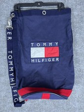 Vintage 90s Tommy Hilfiger Large Canvas Bag S...
