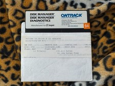 ONTRACK Computer System INC Disk Manager / Disk Man. Diagnostics - 5.25 Media