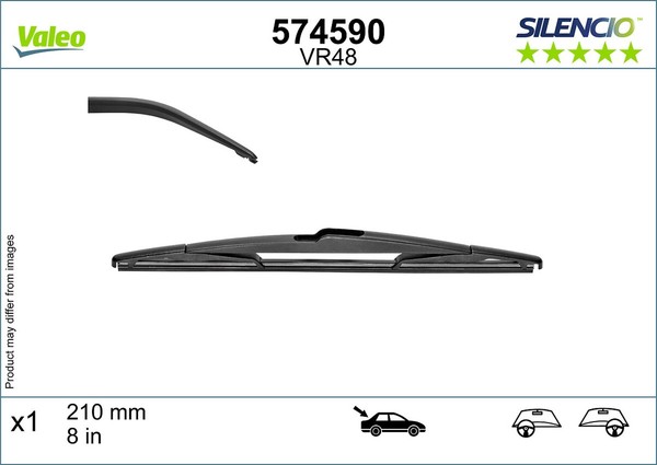 Valeo Wischblatt Scheibenwischer Silencio Rear 574590 FüR CitroËN C5 Aircross-image