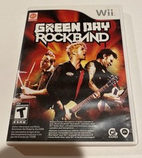 Green Day Rock Band - Nintendo Wii, 2010 - Complete