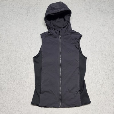 Defensive Mechanisms Vest Women's Small Climashield Apex Black Full Zip Hooded