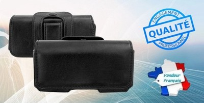 Universal Horizontal Black Case Size A For Samsung GT S5380 Wave Y