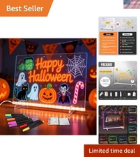 Colorful LED Drawing Board for Kids, 6 Modes, 13.7"X10"