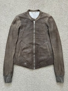 Rick Owens Leather Jacket | eBay