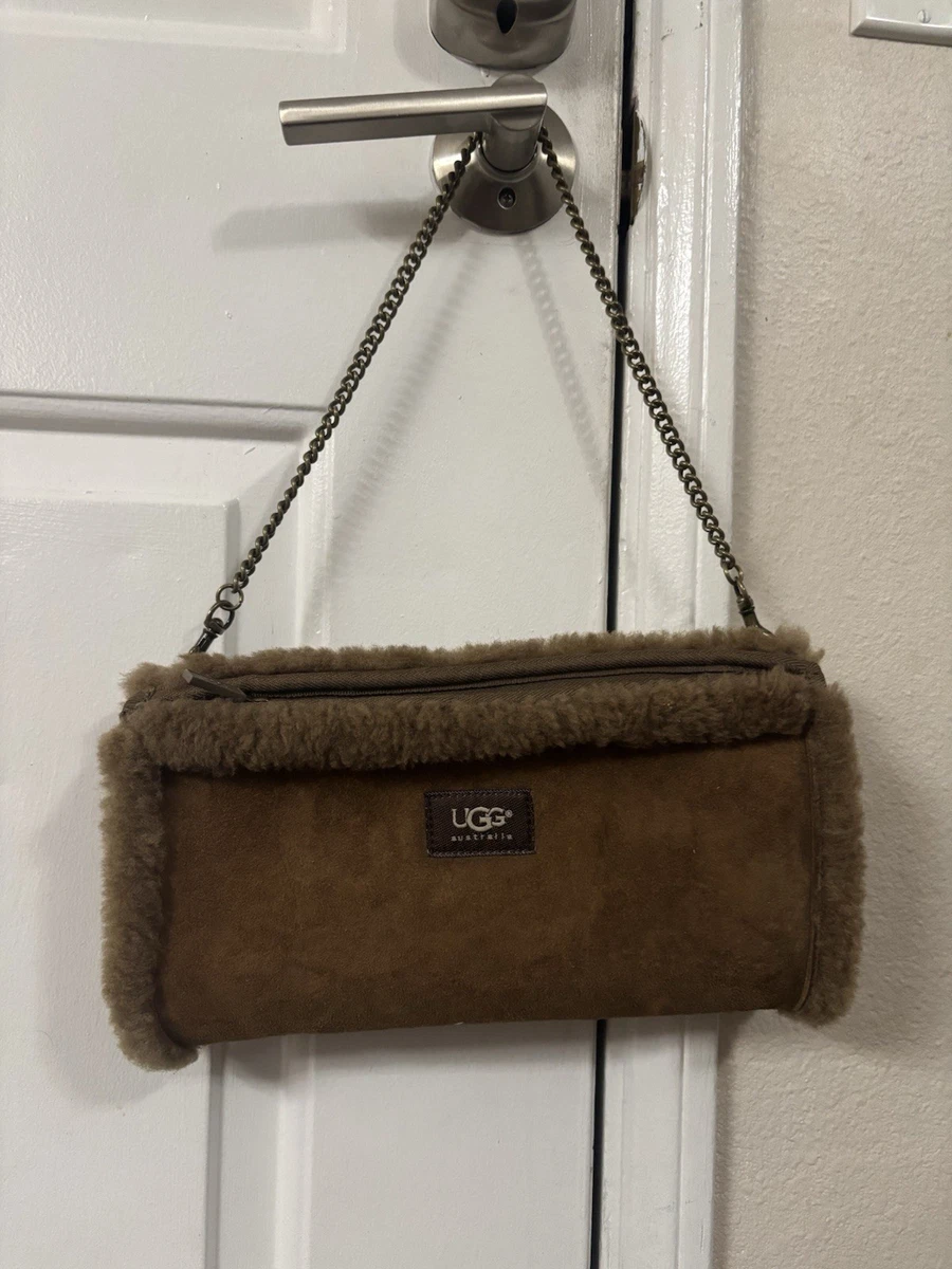 レディース UGG ブロンズファーショルダーバッグ