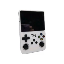 RK3326 Quad Core Handheld Game Console 128G With Built-in 15000+ Games, White 
