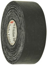 3M Temflex Cotton Friction Tape 1755, Black, 1-1/2" Width, 82-1/2 Foot Black