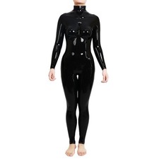 Feturax Silicone Bodysuit Whole Bodysuit Catsuit with Breast Forms Furry Fursuit