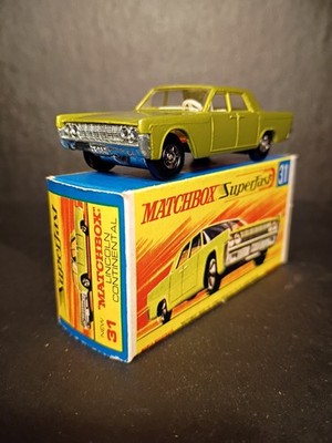 MATCHBOX 70 スパーファースト LINCOLN CONTINENTAL Matchbox Superfast Lincoln Continental 1970 Green 