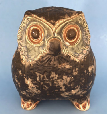 Lladro 2020 ''Little Eagle Owl'' Beautiful Owl in a GRES Finish - MWOB, RV$360