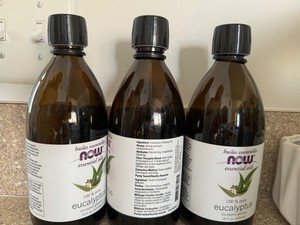 3 of dark / amber glass bottle 473 ml each, empty, stickers can be removed