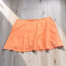 Nike Golf Skort Women's Size L Peach Orange Flouncy Dri-FIT Standard NWT FZ6314