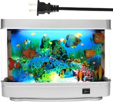 Fake Fish Tank Baby Aquarium Toy - Mini Crib Aquarium Lamp. Artificial Fish