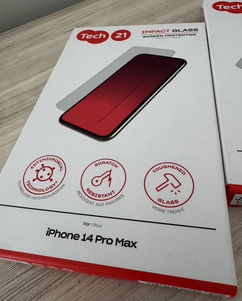 Tech 21, Impact Glass, Screen Protector, iPhone 14 Pro Max - Image 2 of 4