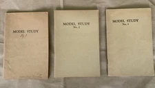 Model Study No. 1, 2, 3, Complete Set Watchtower Original JF Rutherford 