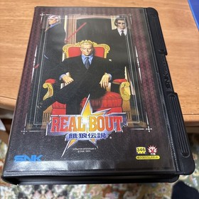 REAL BOUT FATAL FURY SNK NEOGEO AES ROM Japan Fighting Retro Game Tested JP