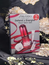 Shiseido Ginza Tokyo Defend + Energize Your Skin Set - 4 Products In One