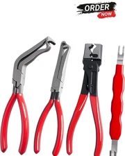 4 Pieces Electrical Disconnect Pliers for Cars, Automotive Electrical Plug Conne