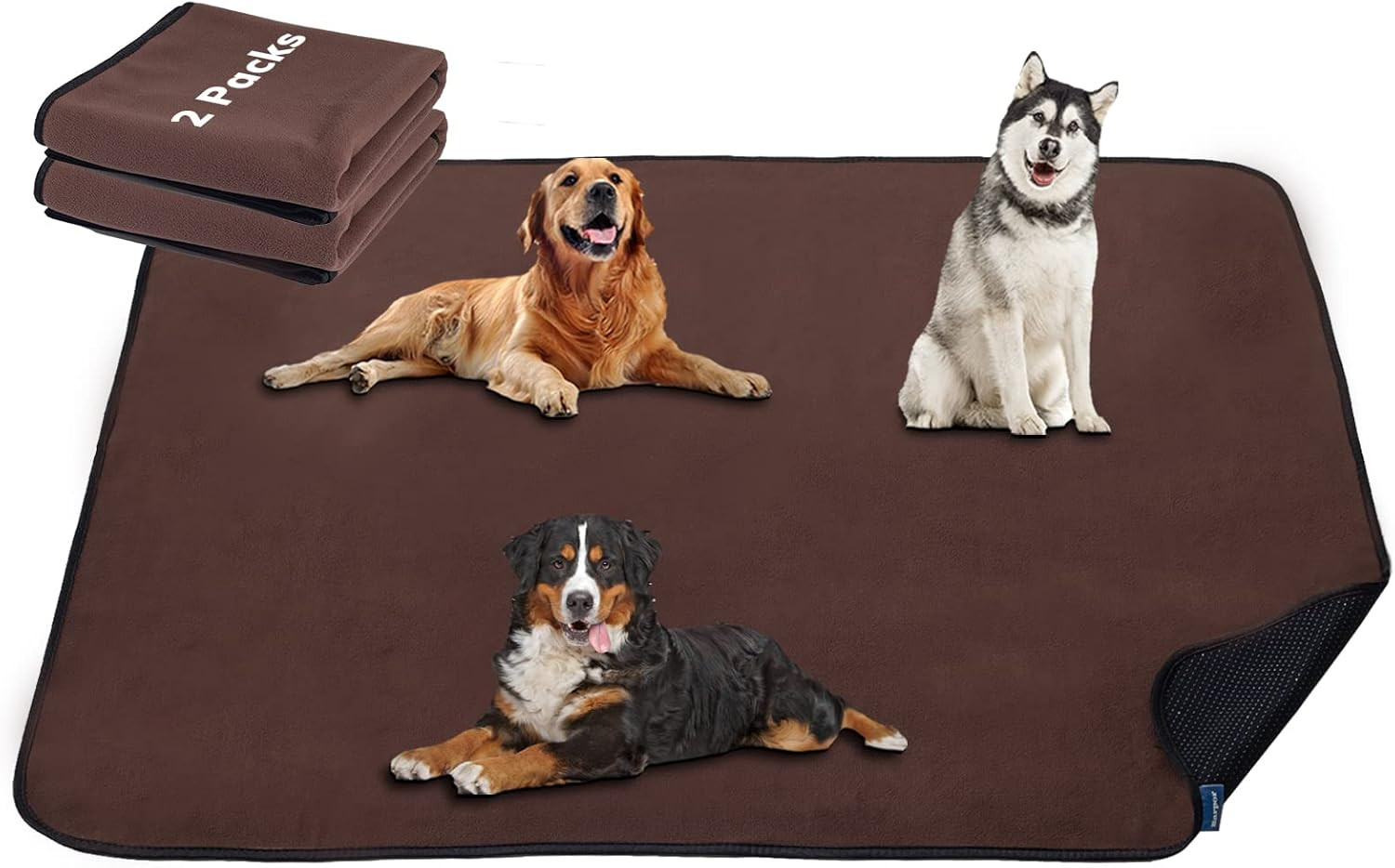 Cuscinetti Lavabili per Cani 91x122cm | 2 Pezzi Traversine Riutilizzabili