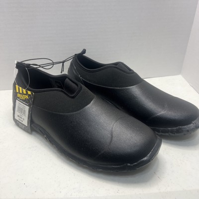 Brazos Work Force 155434 Men's Sz 10 Slip On Neoprene Shorties Shoes Black NEW