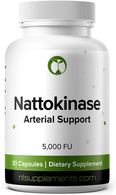 Nattokinase 5000FU Arterial Support - Targets Plaque | Third Party Tested Verifi