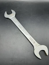 Vintage GEDORE Germany 1"AF +15/16" AF No6 Double Open End Spanner Wrench Tool