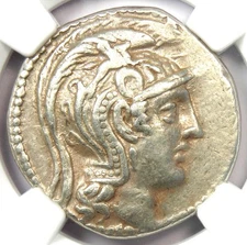 Athens Greece Athena Owl Tetradrachm Coin (113 BC, New Style) - NGC Choice VF