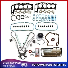 Timing Cover Gasket Water Pump Oil Pan Gasket For 02-03 Dodge Ram 1500 4.7L SOHC