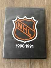 1990/91 KRAFT NHL HOCKEY ALBUM FACTORY SET IN BINDER WAYNE GRETZKY MARIO LEMIEUX