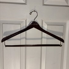 Vtg 1930  s-50s The Beverly Hills Hotel Memorabilia Suit Wooden Hanger W/Bar