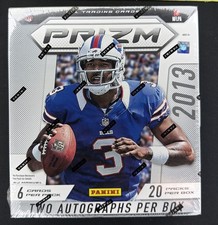 2013 Panini Prizm Football Factory Sealed Hobby Box, Tom Brady, Travis Kelce RC?