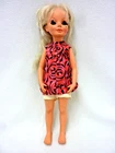 VINTAGE FURGA ALTA MODA DOLL PLATINUM HAIR 17" TALL TLC 1960s DRESS UNDERWEAR