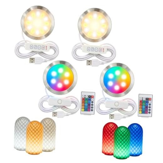 LED Lamp Kit 001 for Bambu Lab MH001, 3D Printer Multicolored + Three-Colors