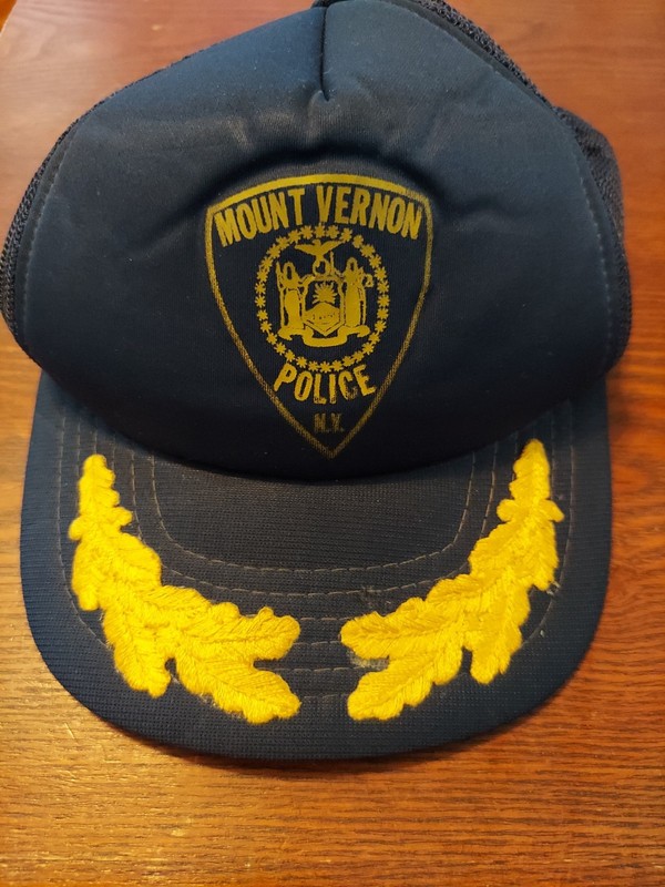 Police Hat, Mount Vernon Hat,Eisner Bros Sports Wear NYC ,Rare,Vintage 
