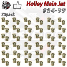 Holley Carburetor Main Jets Kit Holly Size For 64-99 2 Each 72 Pack -us