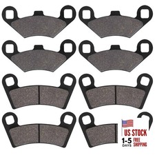 Front and Rear Brake Pads for Polaris RZR 800 2008-2014 RZR S 800 RZR 800S