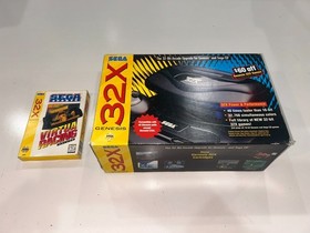 Sega Genesis 32X System CIB Console Complete in Box with 2 Games Tested Clean #1