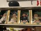 Cabbage Patch Kids 1985 Vintage 16in Doll Lot Brown Eyes Curly Hair NIB