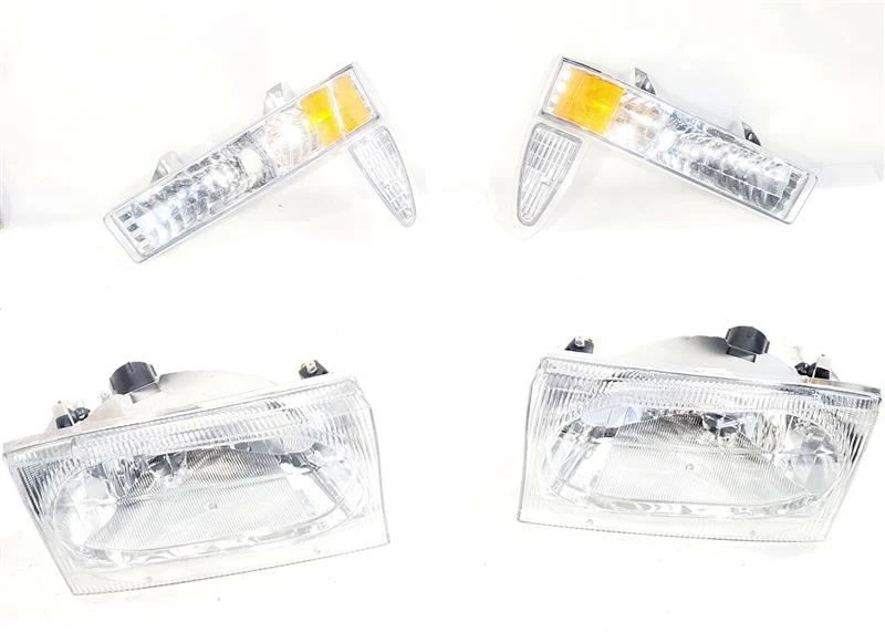 Левая фара в сборе Eagle Eye с маркерами подходит для Ford Excursion 2002 2003 2004 годов выпуска - Изображение 2 из 4