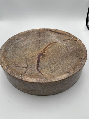 #ad ferm LIVING Marble Tray Centerpiece 30cm Nordic Design Authentic Stone $348.34