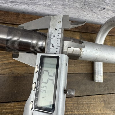 Guidon De Vélo De Route Vintage Nitto Tokyo M151 - 385 Mm X 26,0 Mm - Aluminium Argenté - Pour Vélo Route/piste - Occasion Avec Traces De Ruban