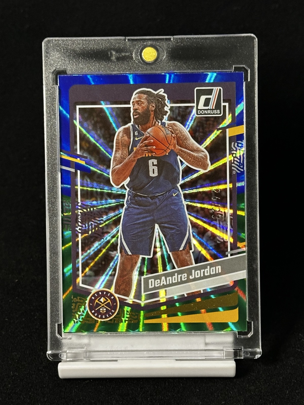 2023-24 Panini Donruss - DeAndre Jordan #179 Holo Blue & Green Laser /35