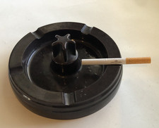 Vintage Ring-It  Bakelite  Ashtray  Brown  Made in Gary, Indiana