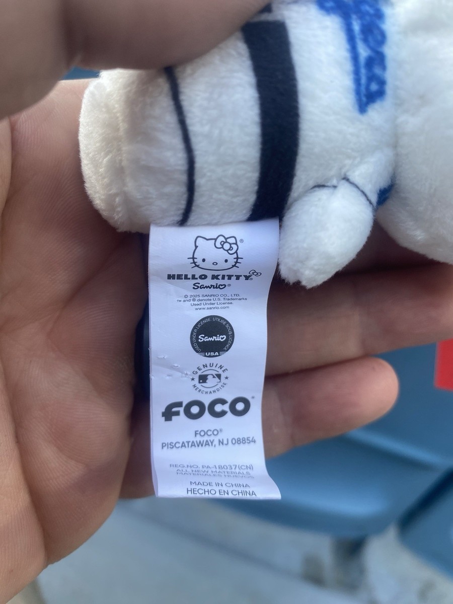 NEW! VIRAL LA Dodgers Plush Hello Kitty® Bag Charm Keychain