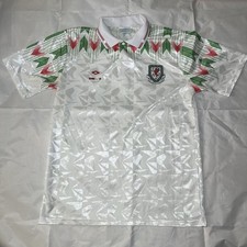 UmbroKit Wales 1990-1992 Away Football Shirt Soccer Jersey Sz XL Rare Vintage